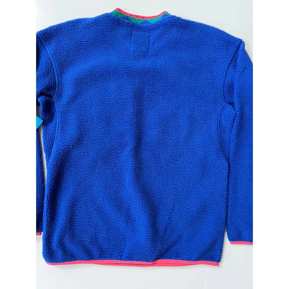 Columbia Wapitoo Fleece Blue Retro Sweatshirt AM0275-410 Men’s Size S/P